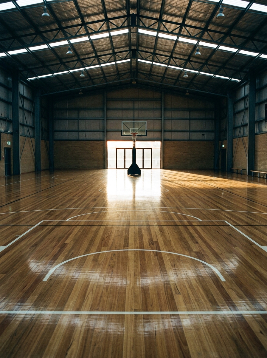 Finished court handed back at sunrise