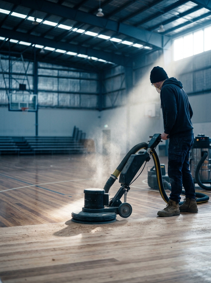 Screening machine and dust extraction